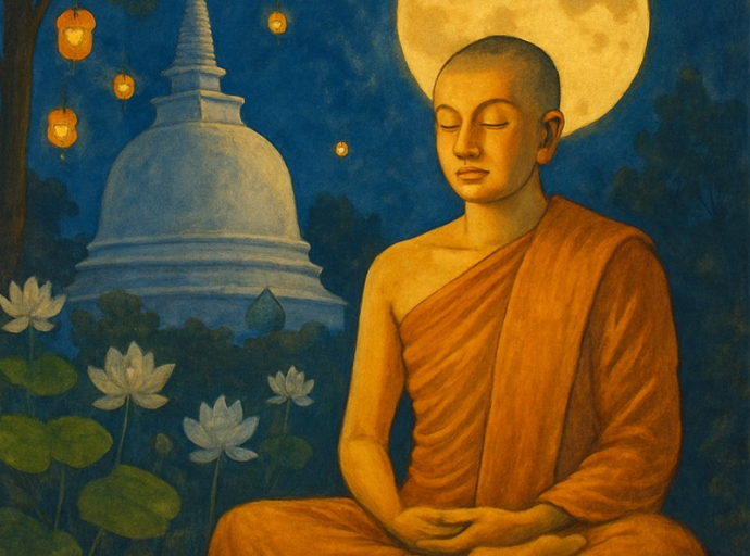 නවම් පුර පසළොස්වක පොහොය දිනය අදයි